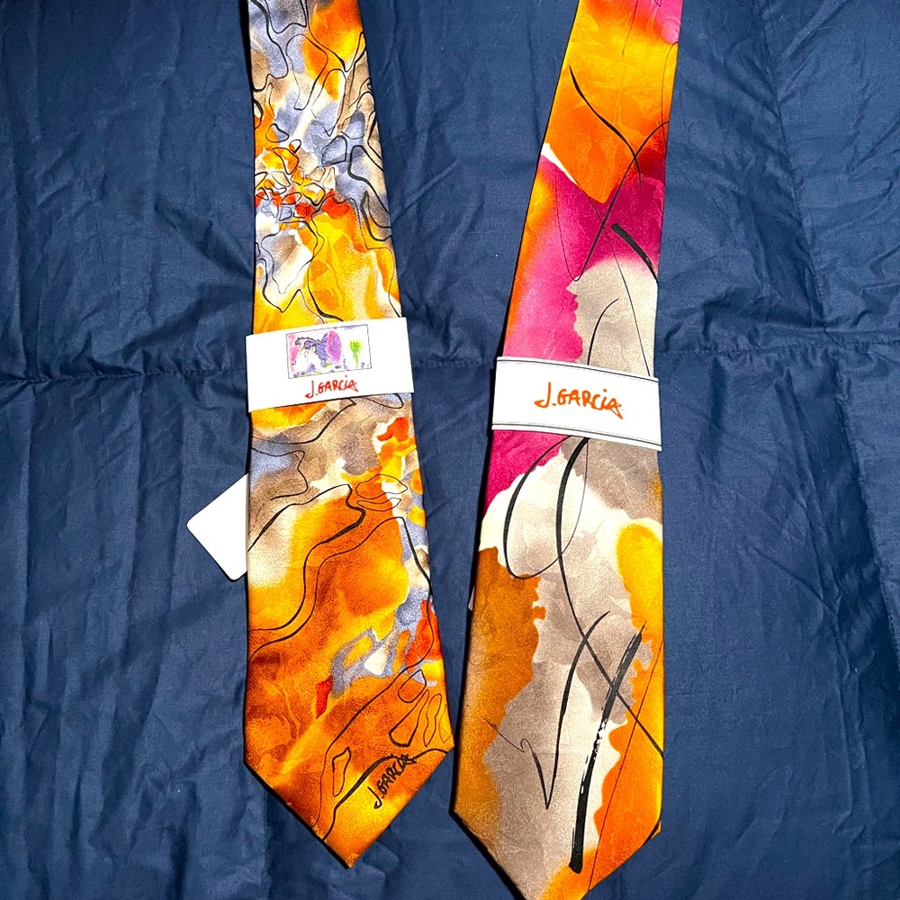 Lot of Jerry Garcia 100% silk ties